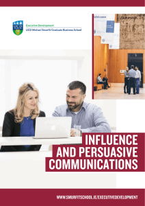 influence and persuasive communications