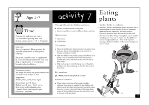 Eating plants