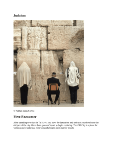 Judaism First Encounter