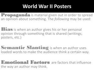 World War II Posters Propaganda