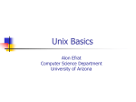 Unix Basics - Computer Science