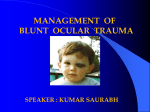 Blunt Trauma Management