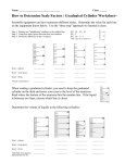How to Determine Scale Factors / Graduated Cylinder Worksheet~