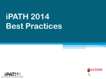 DRAFT iPATH Best Practices