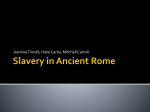 Slavery in Ancient Rome