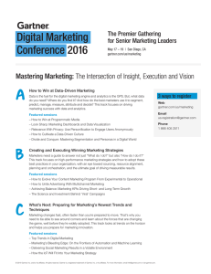 Mastering Marketing: The Intersection of Insight, Execution