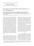 International Clinical Recommendations on Scar Management