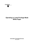 Least Privilege White Paper - Office of Information Security