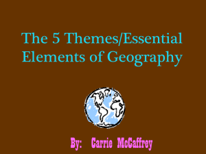 5 Themes of Geo File - Galena Park ISD Moodle