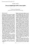 The Use of Digitalis Glycosides in Sinus Rhythm