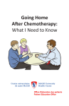 PDF - Going home after chemotherapy: What I need to know