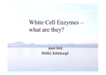 White Cell Enzymes