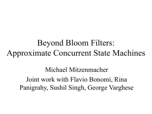 Beyond Bloom Filters