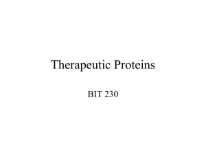 Therapeutic Proteins