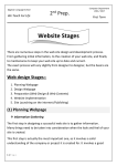 Web design Stages - Egyptian Language School