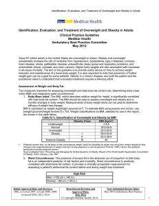 Clinical Guidelines on the Identification, Evaluation