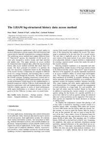 The LHAM log-structured history data access method
