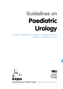 Paediatric Urology - European Association of Urology