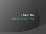 christian ethics