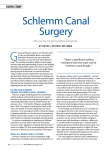 Schlemm canal Surgery