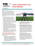 Toxic chemicals in our Food System