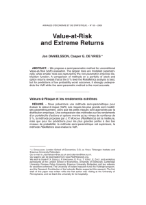 Value-at-Risk and Extreme Returns