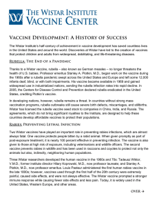 Vaccine Development: A History of Success