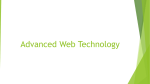Advanced Web Technology