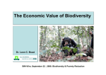 The Economic Value of Biodiversity