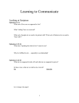 Communication-Worksheet - LifeSpring Community Church