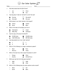 Middle School Test Word document