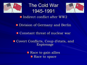 Cold War Powerpoint
