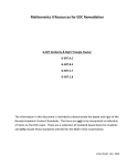 G-SRT Similarity Cluster Questions Word Format