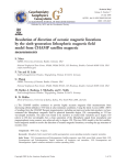 Resolution of direction of oceanic magnetic lineations by the sixth