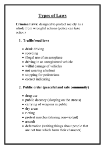 Types of Laws - Civics and Citizenship Education