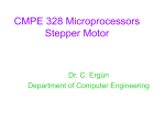 Stepper Motor DEMO - Computer Engineering Department (EMU)