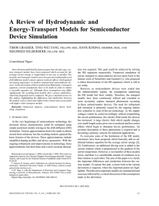 A review of hydrodynamic and energy