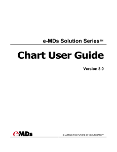 e-MDs Solution Series Chart User Guide