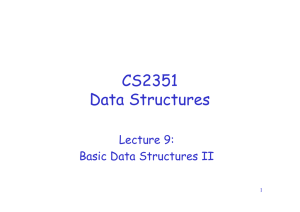 CS2351 Data Structures