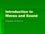 Introduction to Waves and Sound