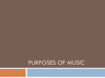 Purposes Of Music