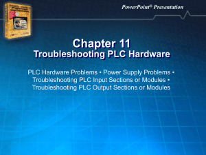 Chapter 11 — Troubleshooting PLC Hardware