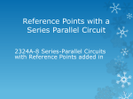 Reference Points with a Series Parallel Circuit