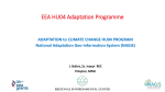 EEA HU04 Adaptation Programme ADAPTATION to CLIMATE