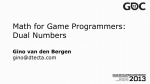 Math for Game Programmers: Dual Numbers