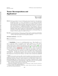 Tensor Decompositions and Applications