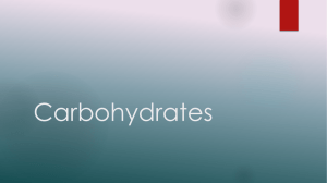 Carbohydrates - WordPress.com