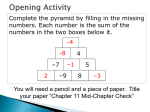 Adding Integers