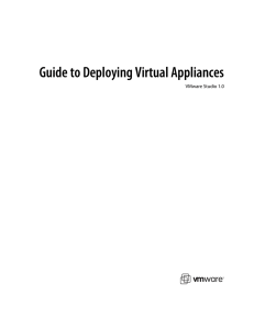 Guide to Deploying Virtual Appliances