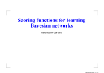 Scoring functions for learning Bayesian networks